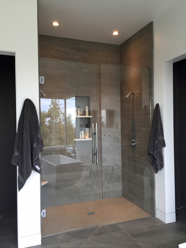 ADA Access Shower Door Installation in Bend Oregon