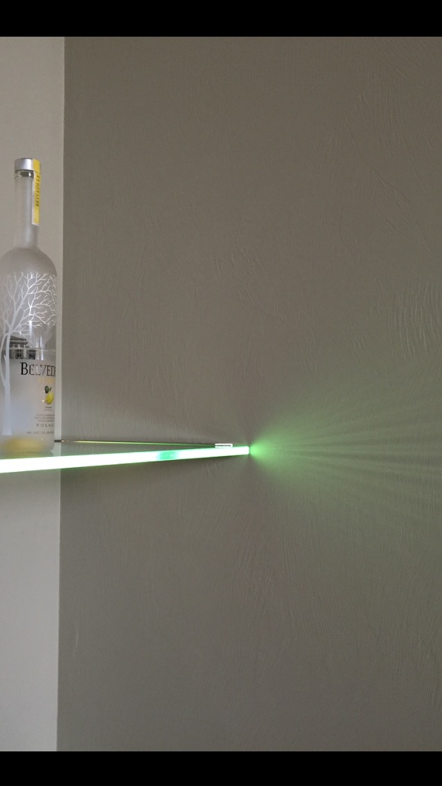 Lighted Glass Shelf Install Bend Oregon