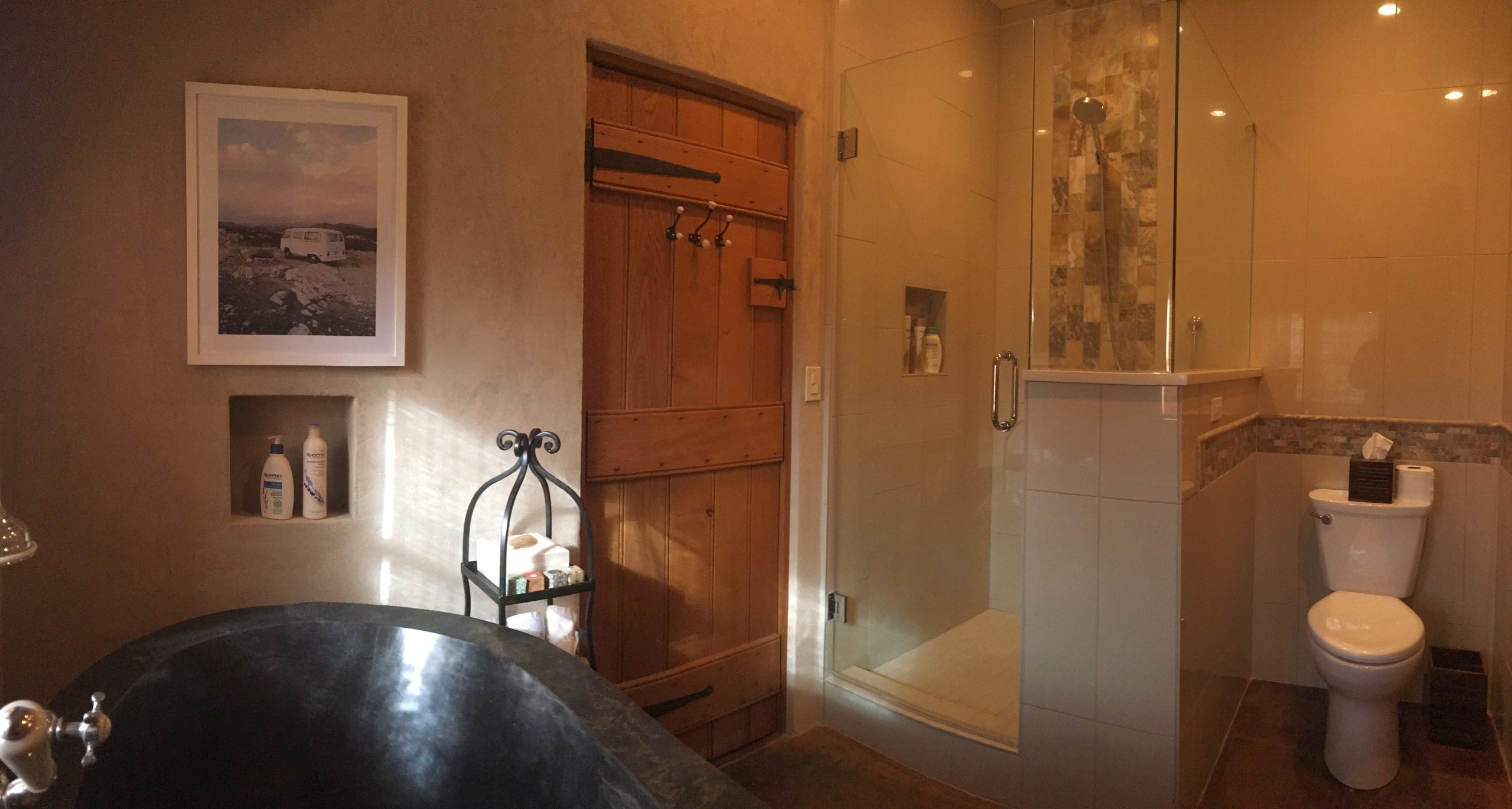 Pano 90 Degree Clarke Shower Glass in Bend Oregon